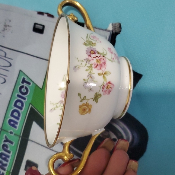 Old Abbey Linoges Tea Cup - Picture 4 of 6